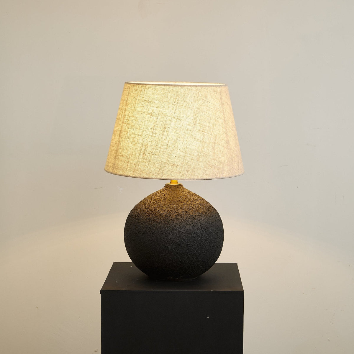 Terra Noir Textured Table Lamp