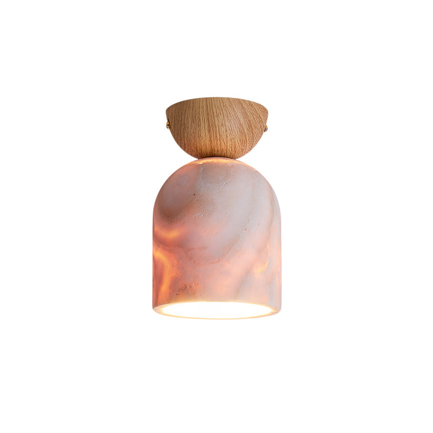 Vezorus Cone Travertine Ceiling Lamp
