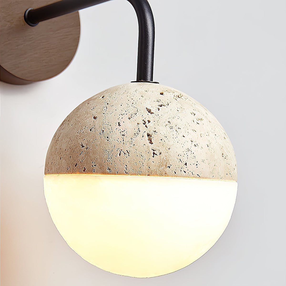 Ivmarila Travertine Wall Lamp