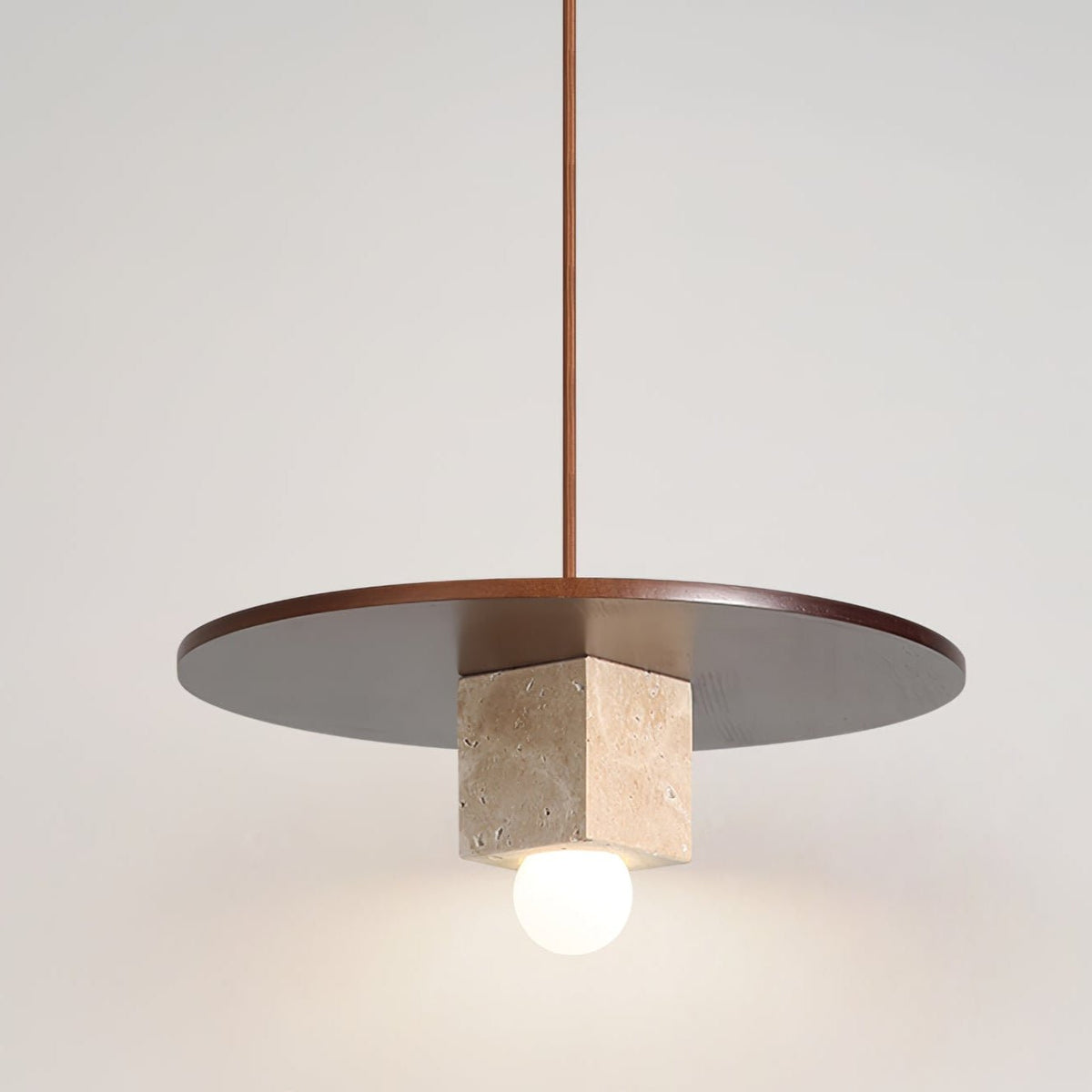 Tondo Stone Disc Pendant Light