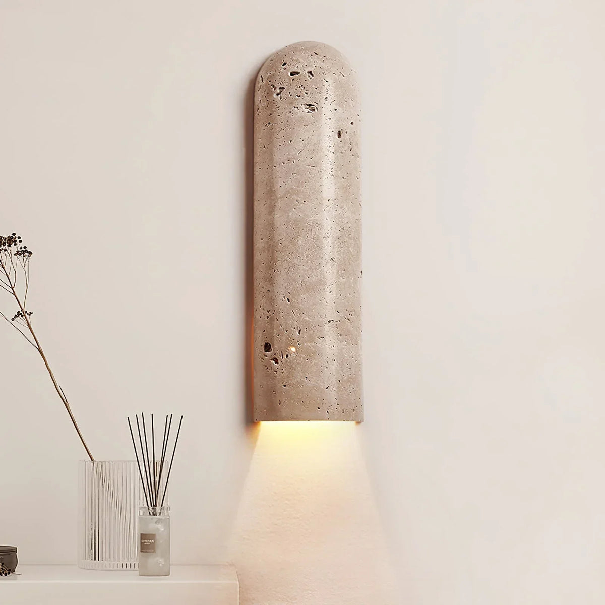 Travertine Lina Wall Light