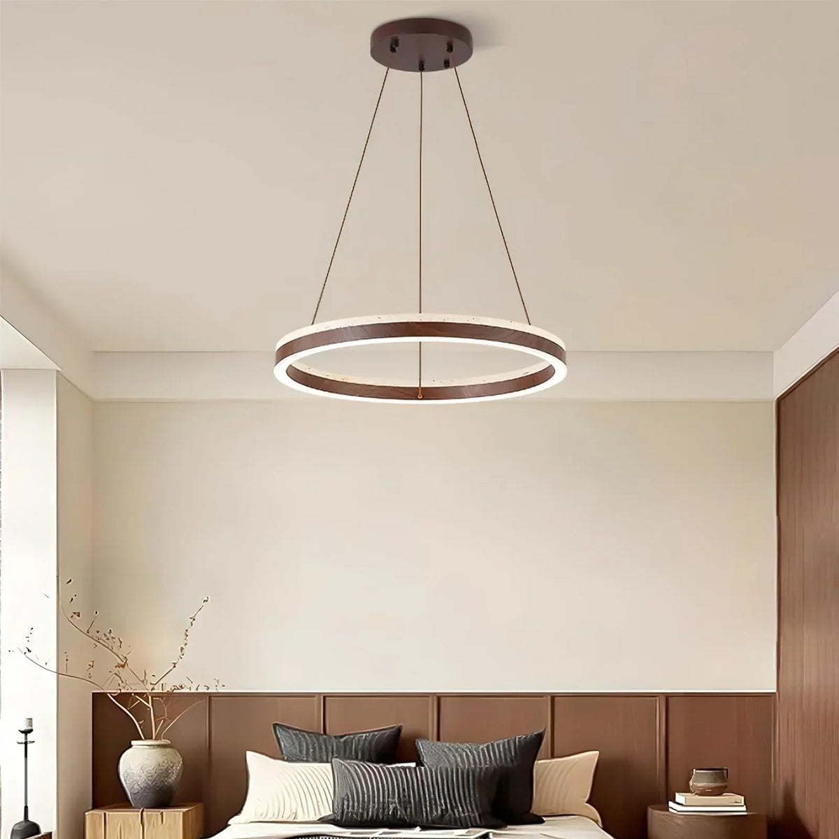 Travertine Solaro Round Chandelier