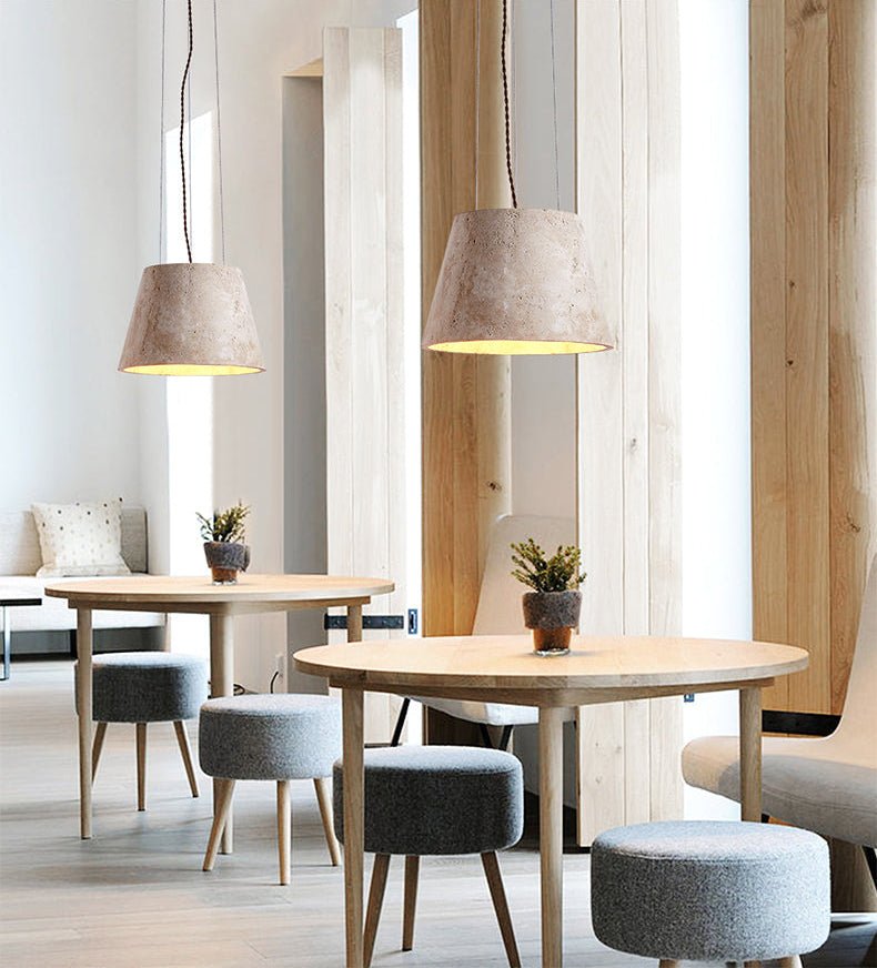 Travertine Talma Pendant Lamp