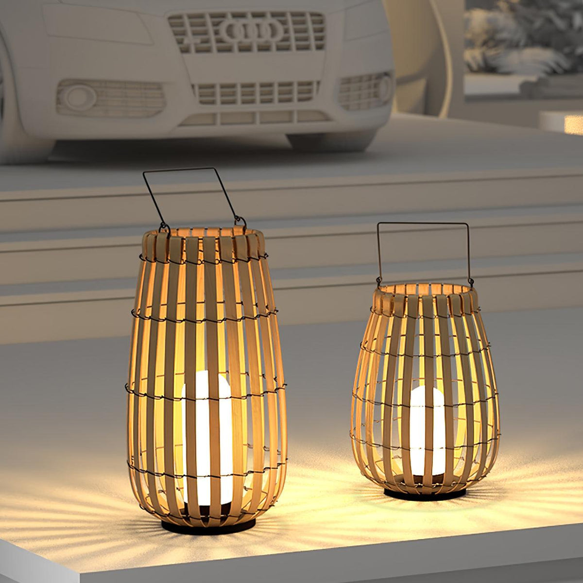 Tropic Braid Lantern Outdoor Lamp