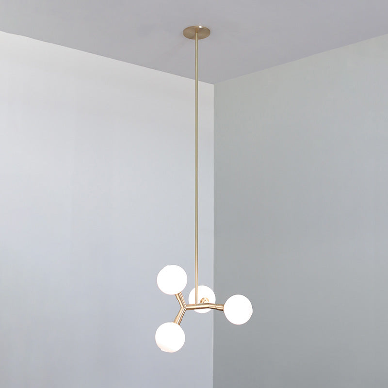 Irina Brass Glass Pendant Lamp