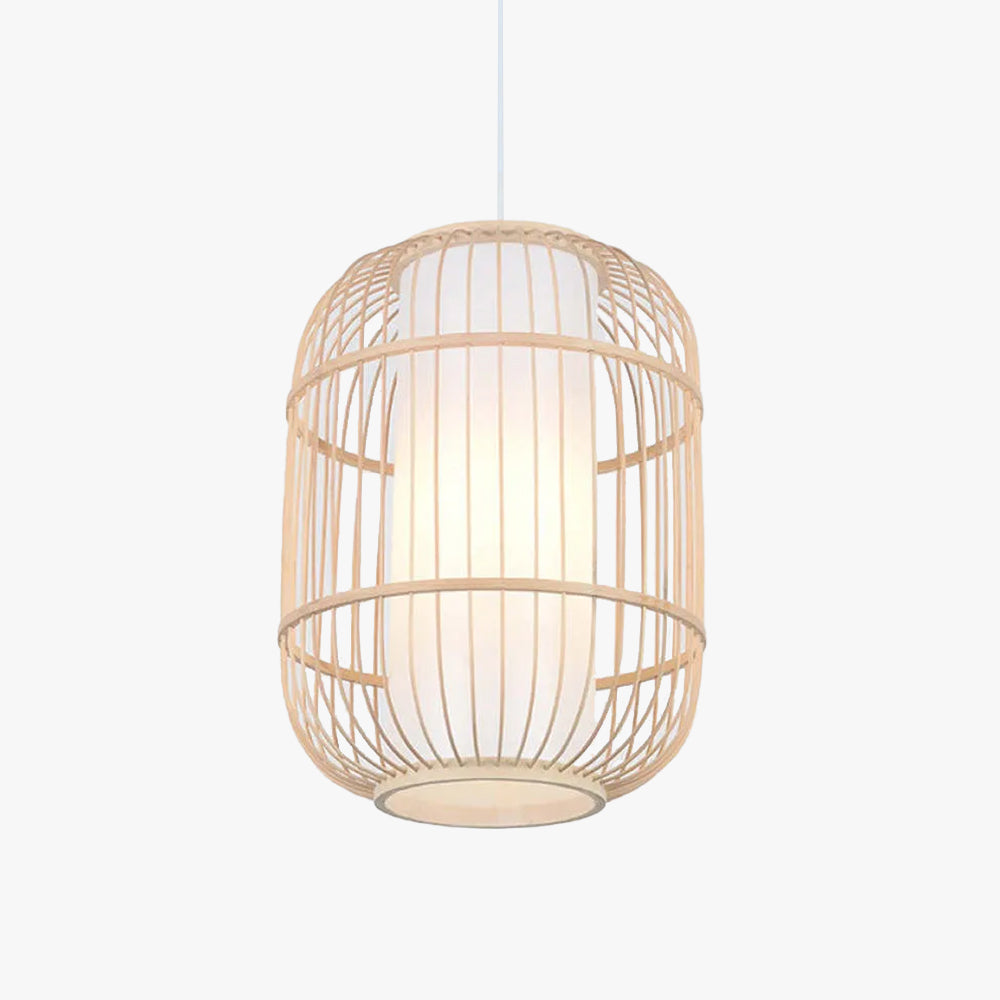 Chinese Lantern Bamboo Rattan Pendant Light