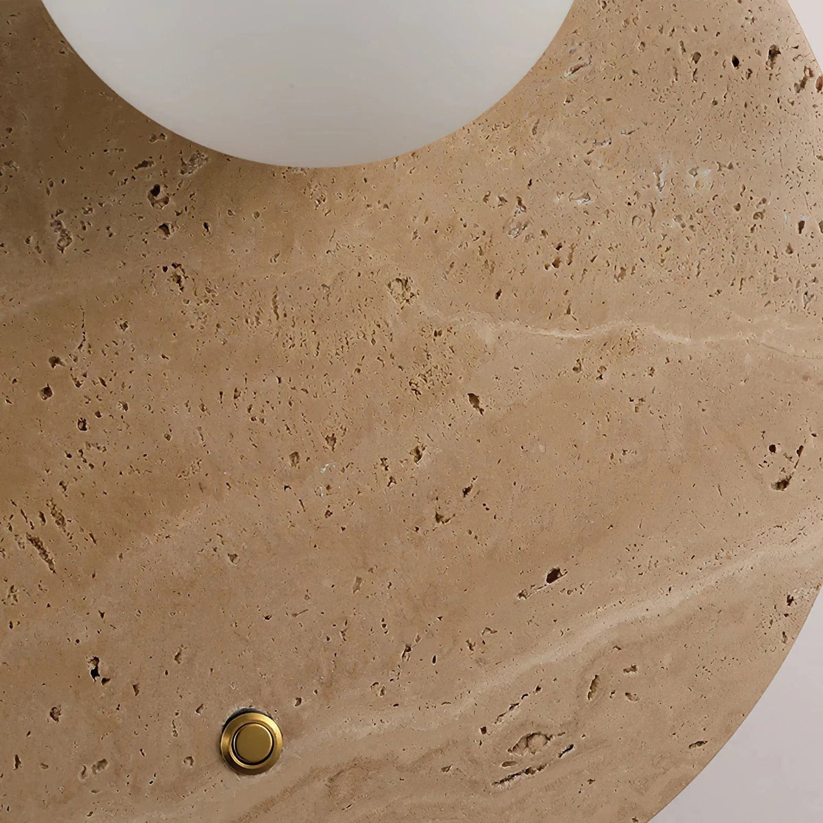 Alcareth Wabi Travertine Wall Lamp