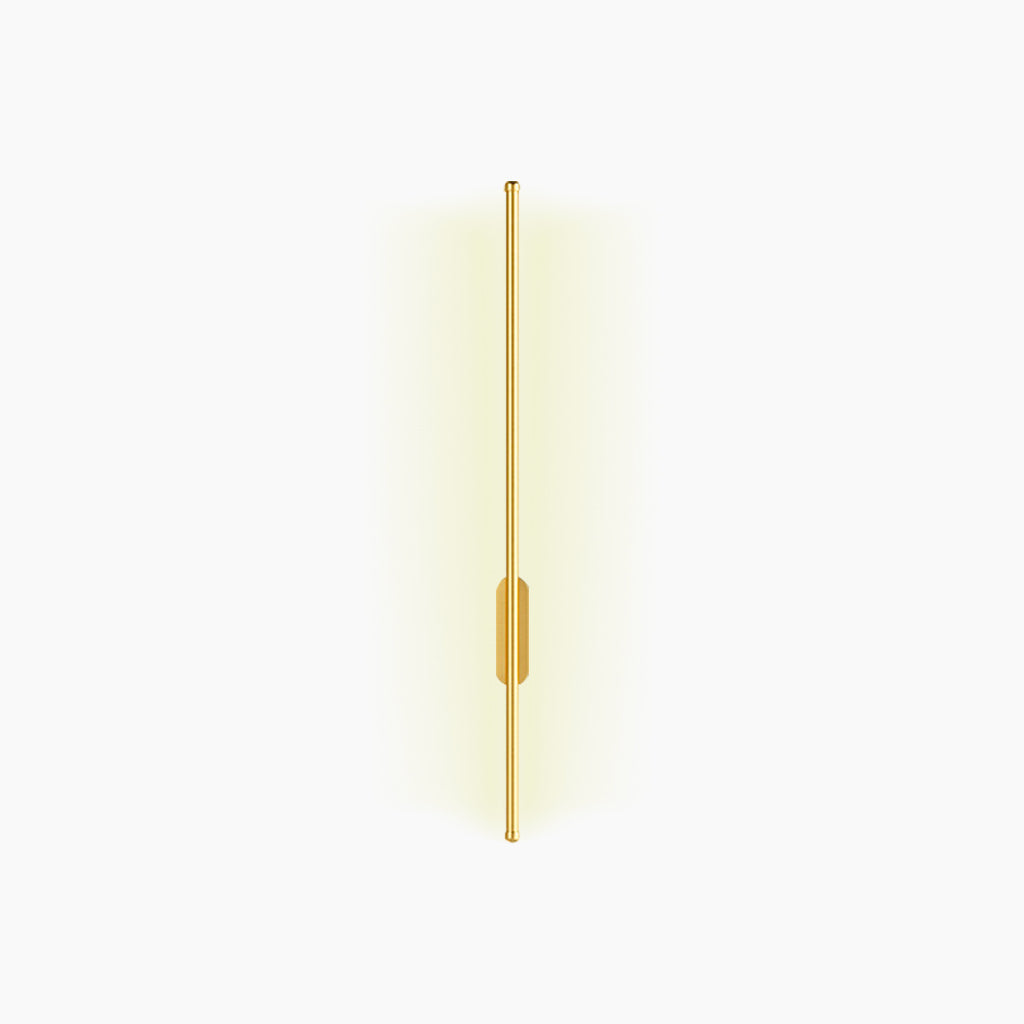 Wall Lamp Modern Simple Aluminum Linear LED, Gold / Black
