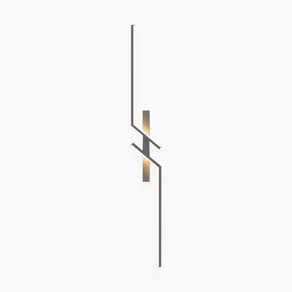 Wall Lamp Modern Simple Linear Dimmable LED, Gold / Black