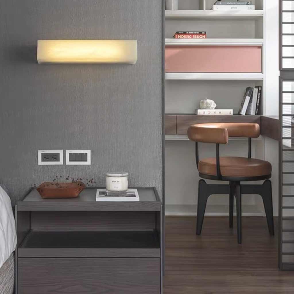 Wall Lamp Vanity Light Marble Cuboid LED
