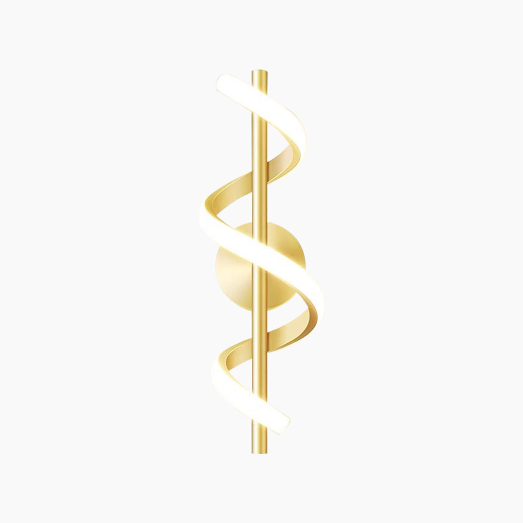 Wall Lamp Lighting Unique Wavy Linear, Aluminum