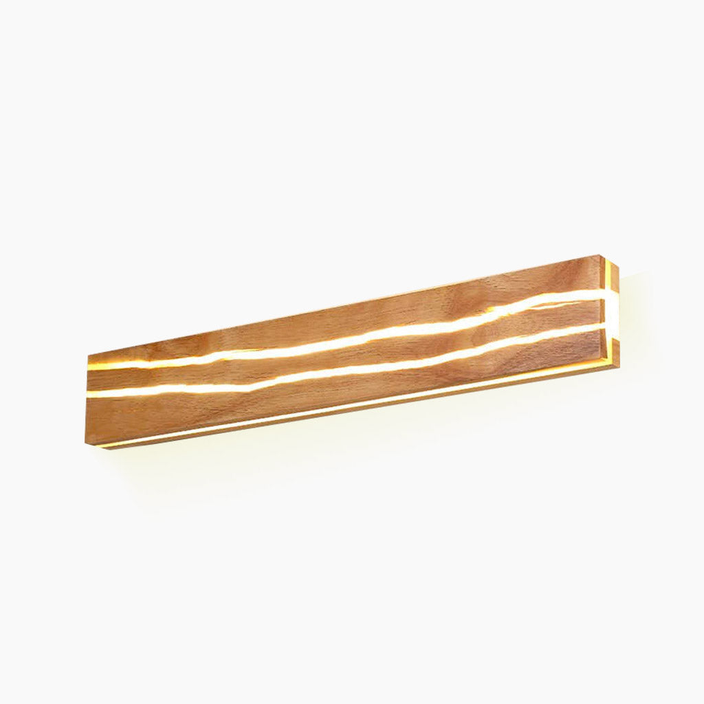 Wall Sconce Light Unique LED Japanese Wooden