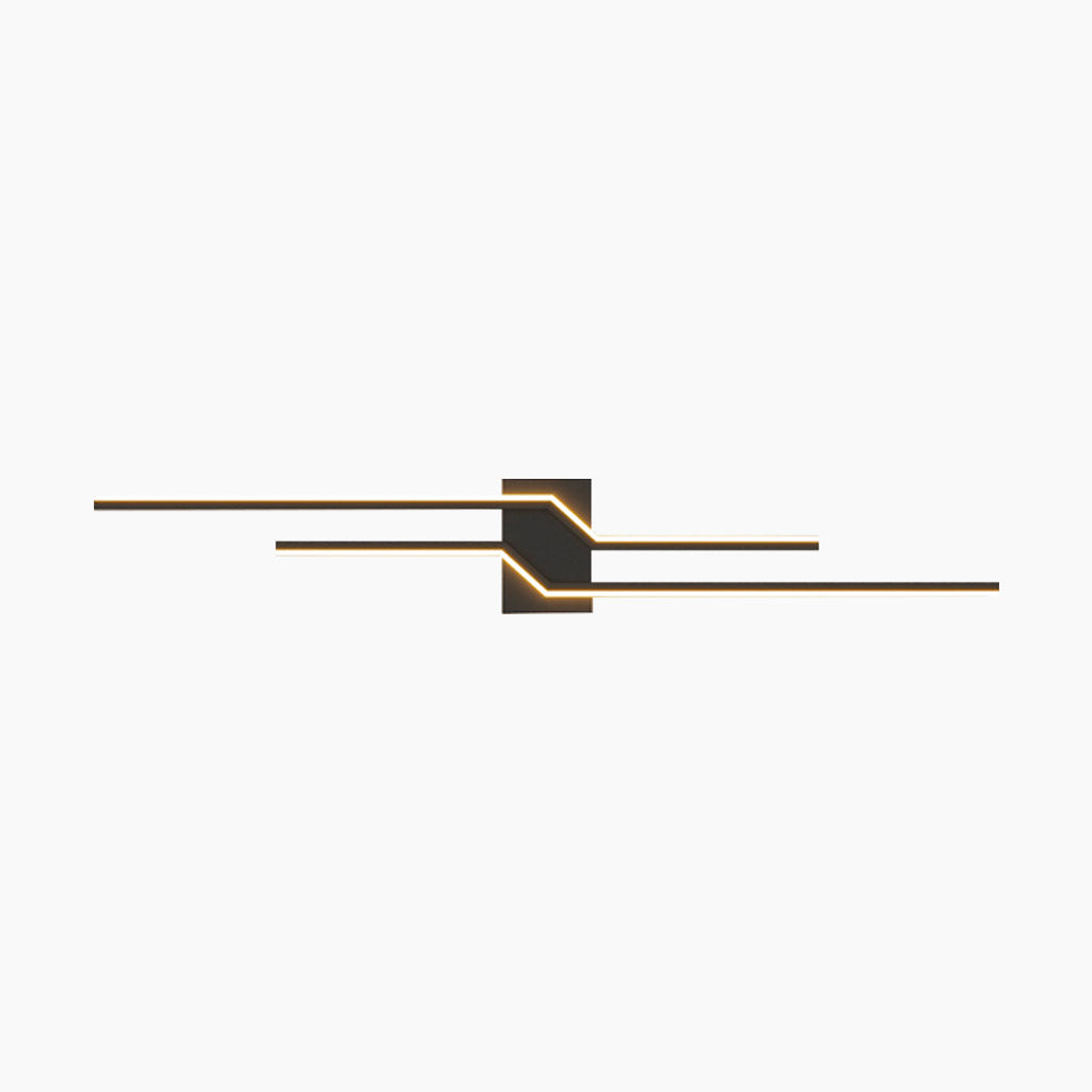 Wall Sconce Light Minimalist Geometric Decorative Metal Linear LED