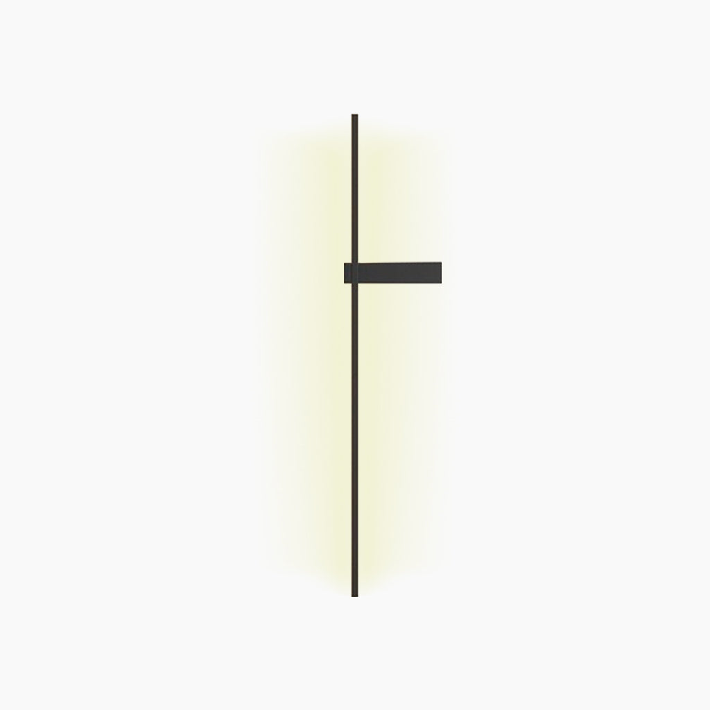 Wall Sconce Light Nordic Long Slim Linear LED Aluminum, Black / White