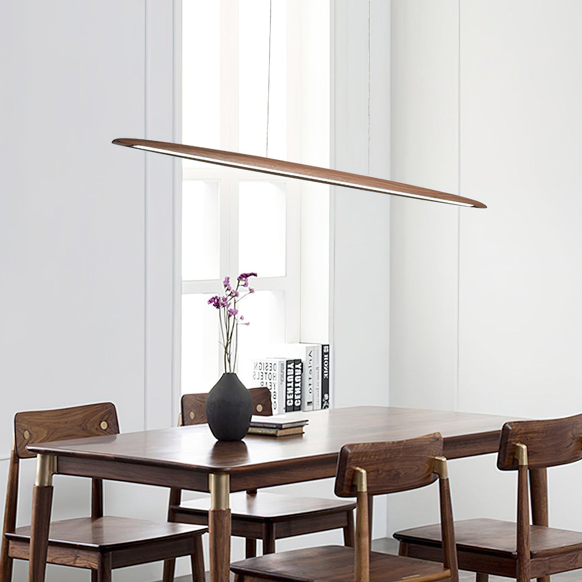 Zing Walnut Wood Pendant Lamp