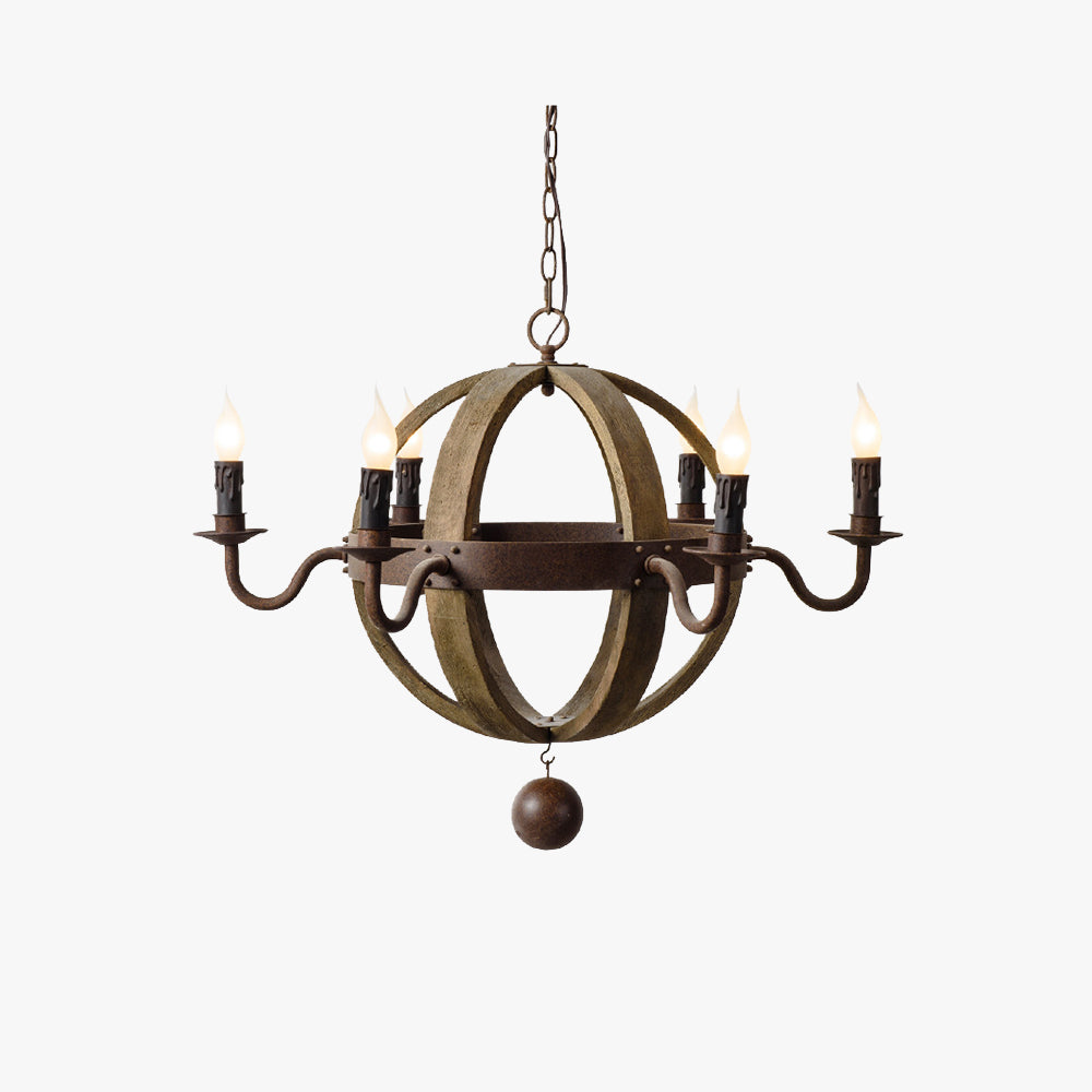EpochRustic Pendant Light Wood Corridor Restaurant