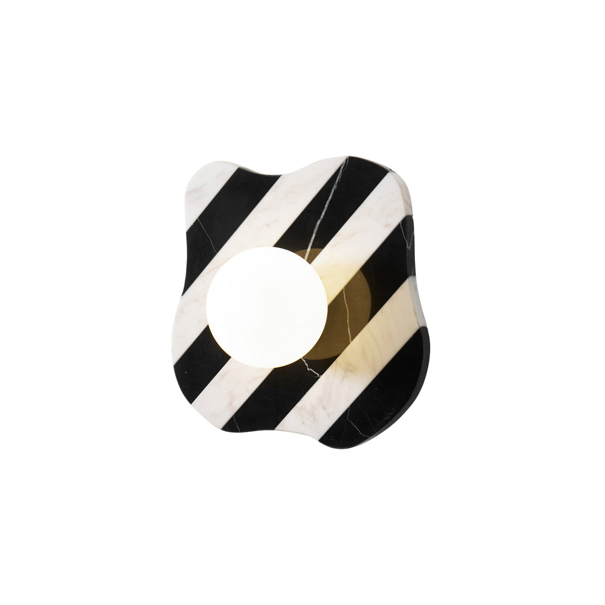 Curinis Zebra Marble Glass Wall Lamp