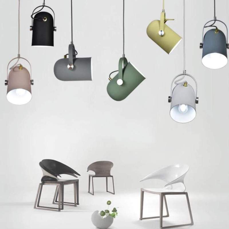 Macaron Pendant Light Metal with Anti-Glare for Bedside