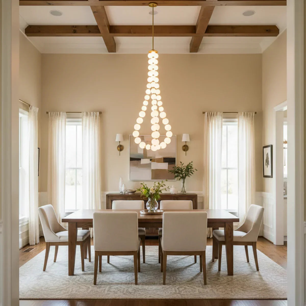Pearl Necklace Chandelier