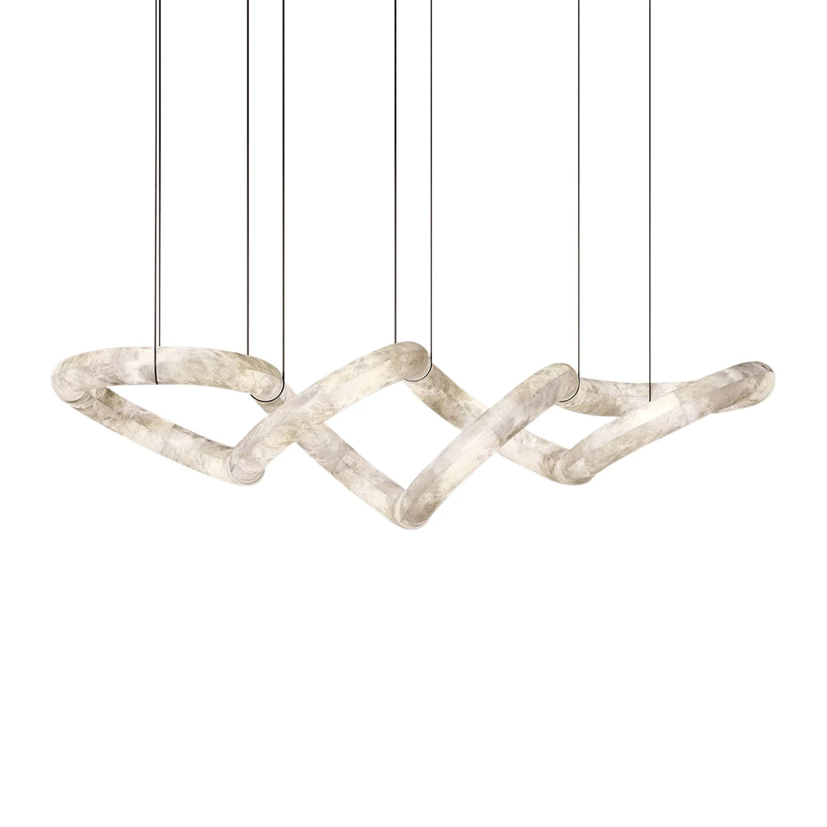 Alabaster Loop Chandelier
