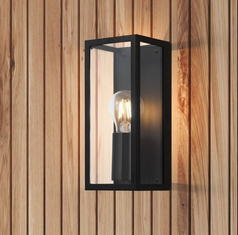 Ilyx Outdoor Fluted Glass Wall Light