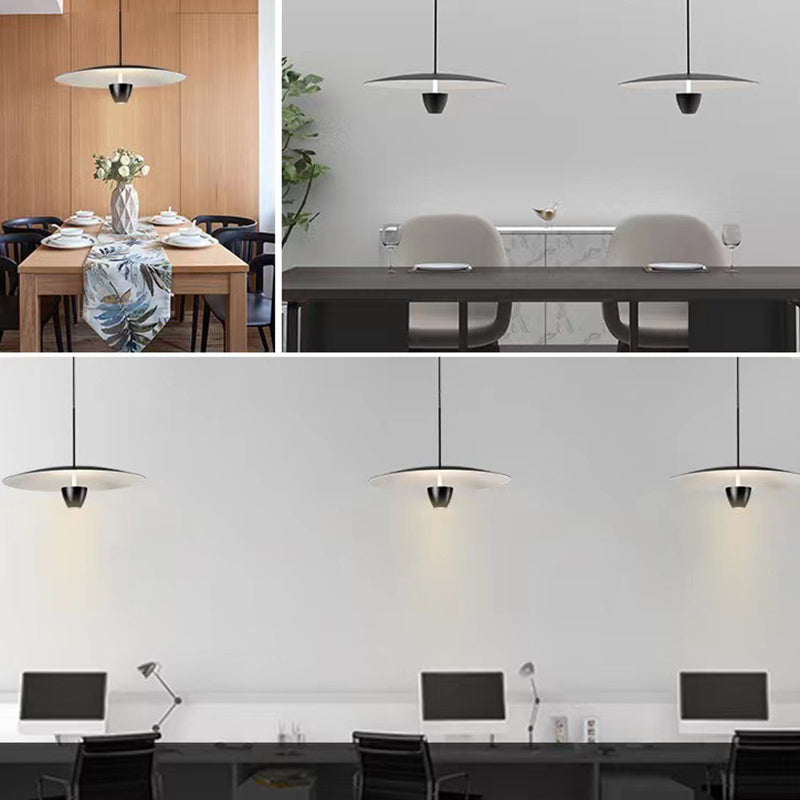 Arisha Modern Nordic Cluster Pendant Light, Black Hat Shape