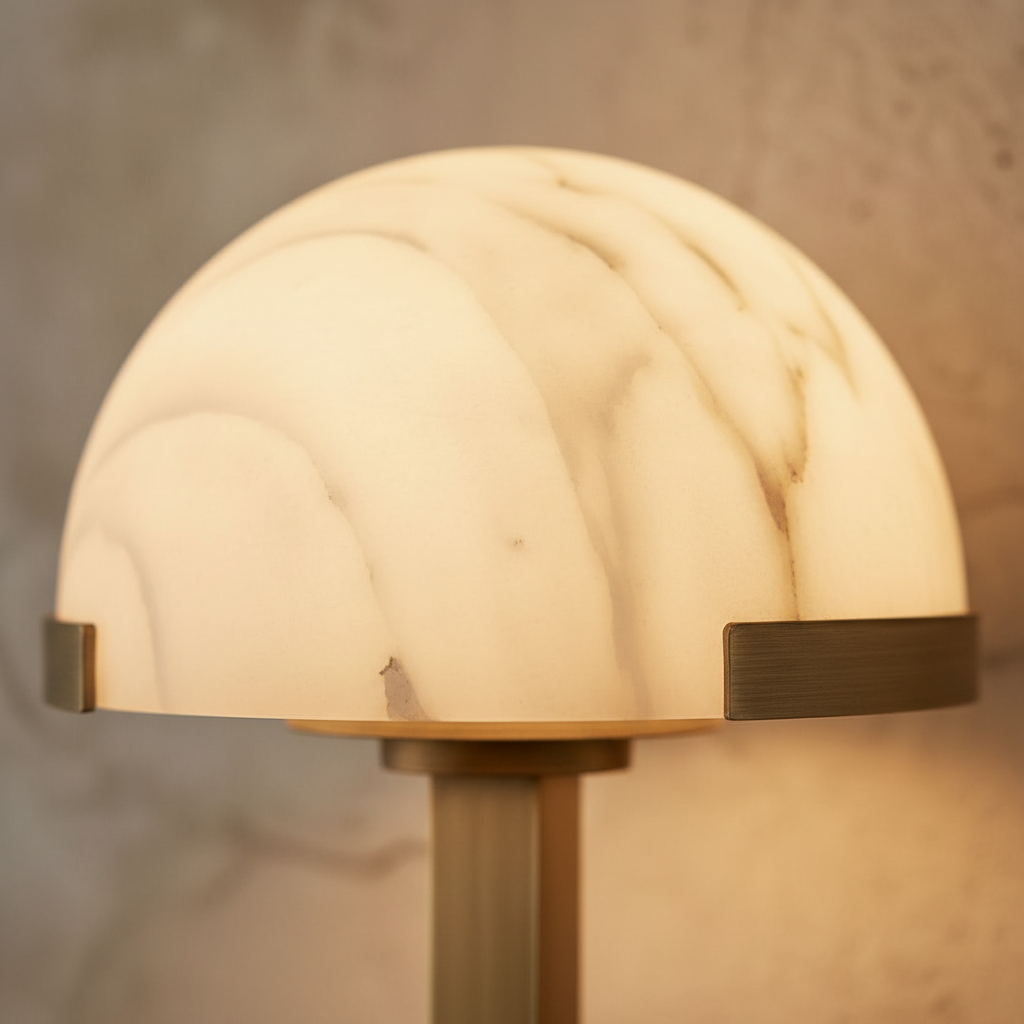 Brass & Alabaster Wall Sconce | CL024CH