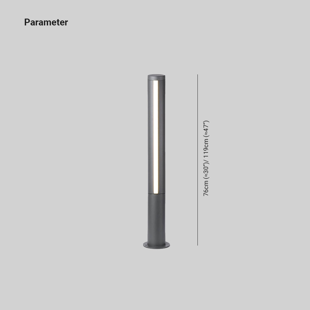 Waterproof Cylindrical Outdoor Bollard LED Path Light
