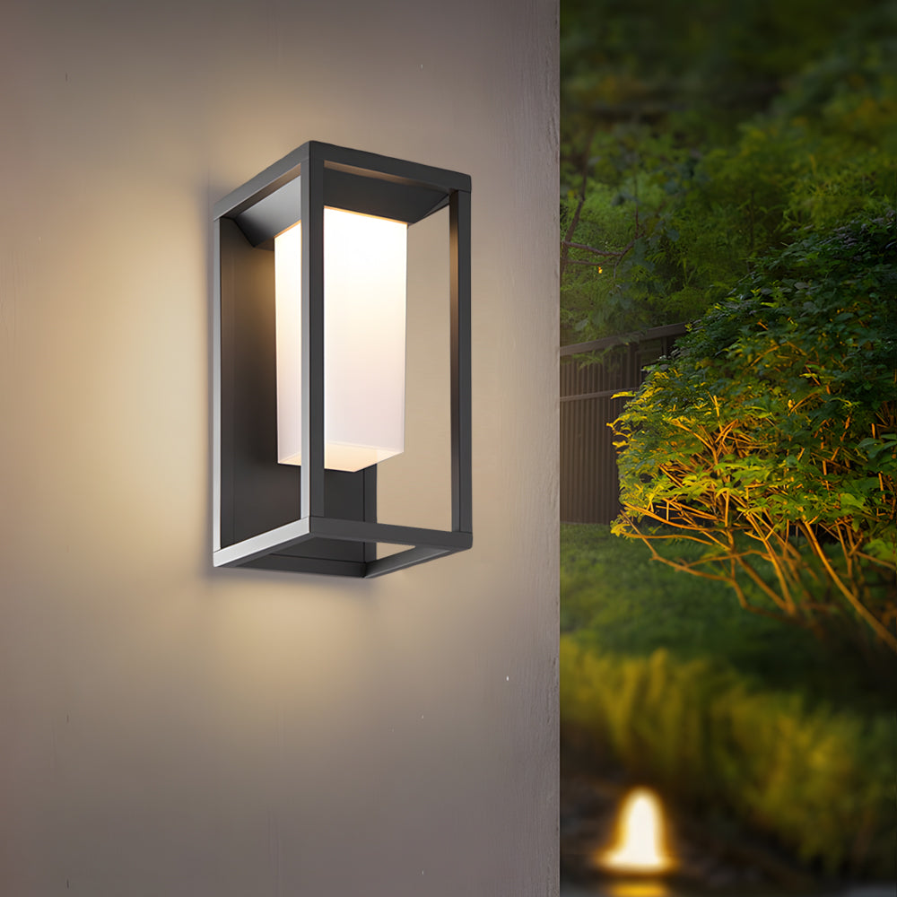Elaeine LED Solar Modern Square Outdoor Wall Lights