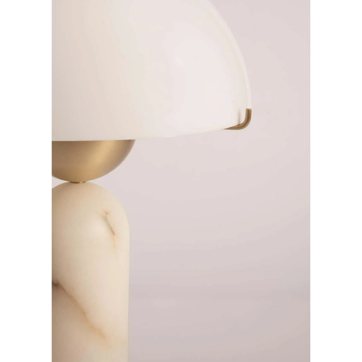 Dome Table Lamp | Marble & Brass | CLPP0202