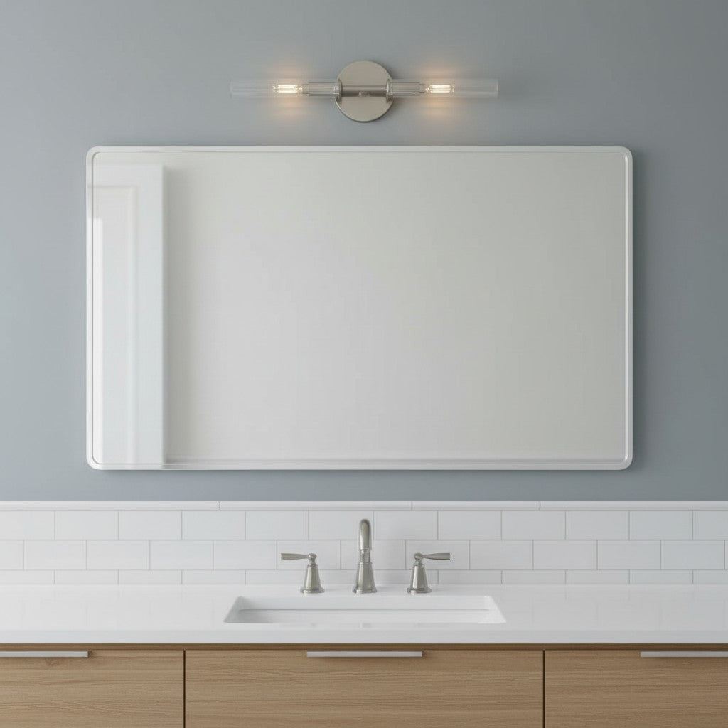 Haze 1 Head Glass Acrylic Sconce