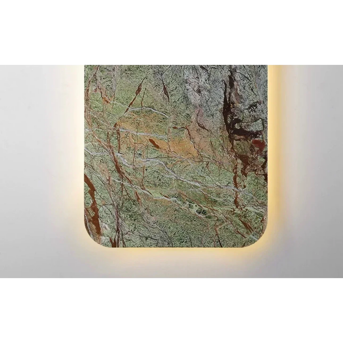Green Marble Rectangular Wall Light | CLGH89520