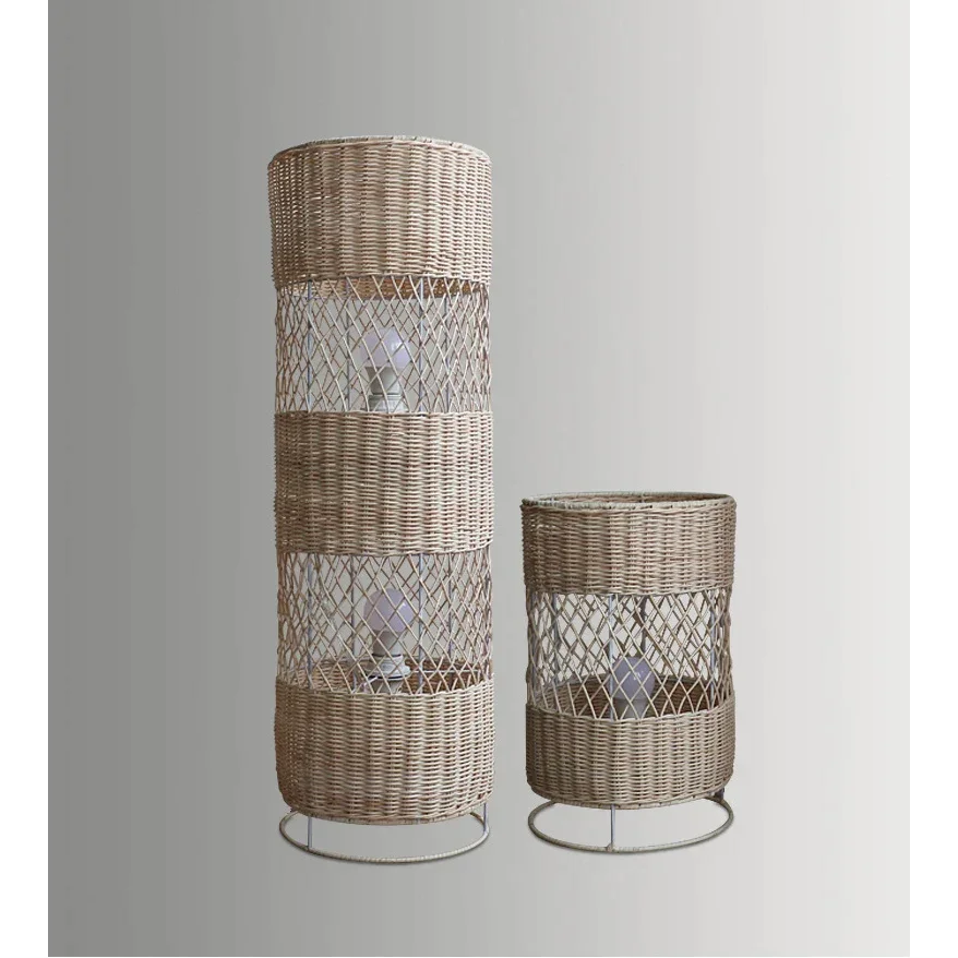 Handcrafted Rattan Lamp Collection | Floor & Table | CLND045