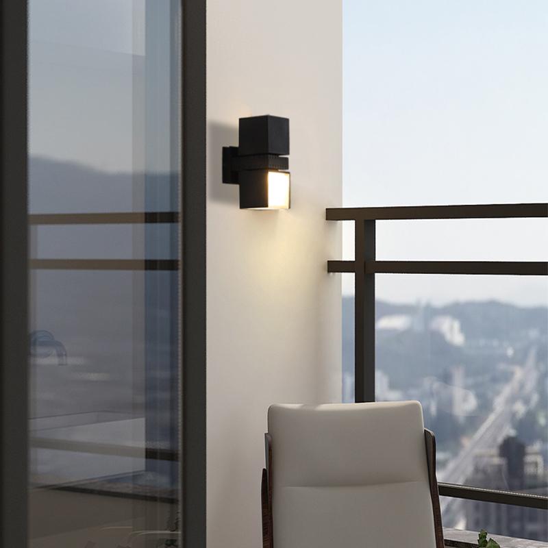 Avenerelia Adjustable Square Outdoor Wall Lights