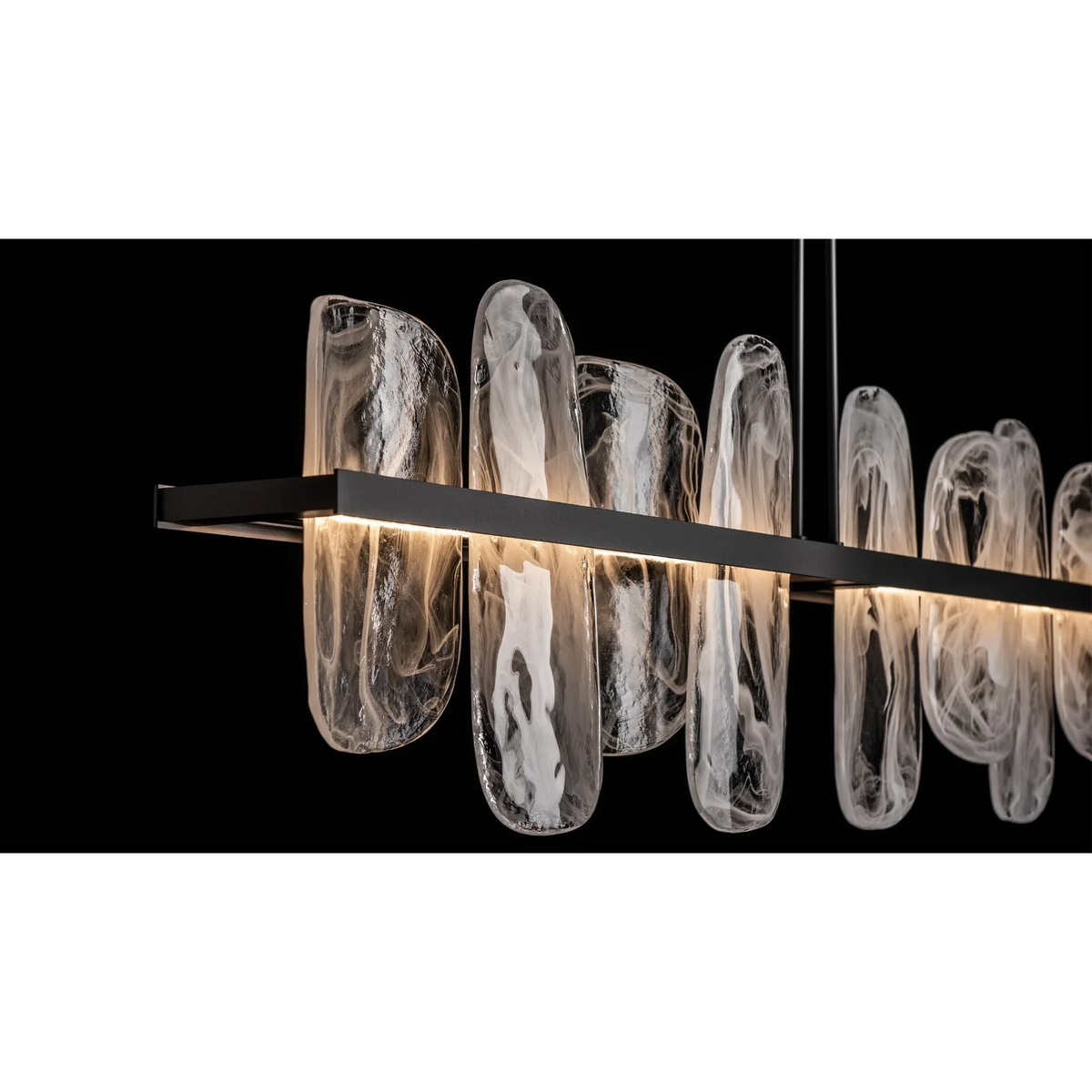 Linear Glass Chandelier | CLPJS025L