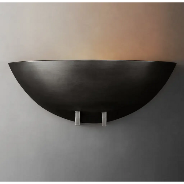Bowl Wall Sconce | Black | CLHBY90B