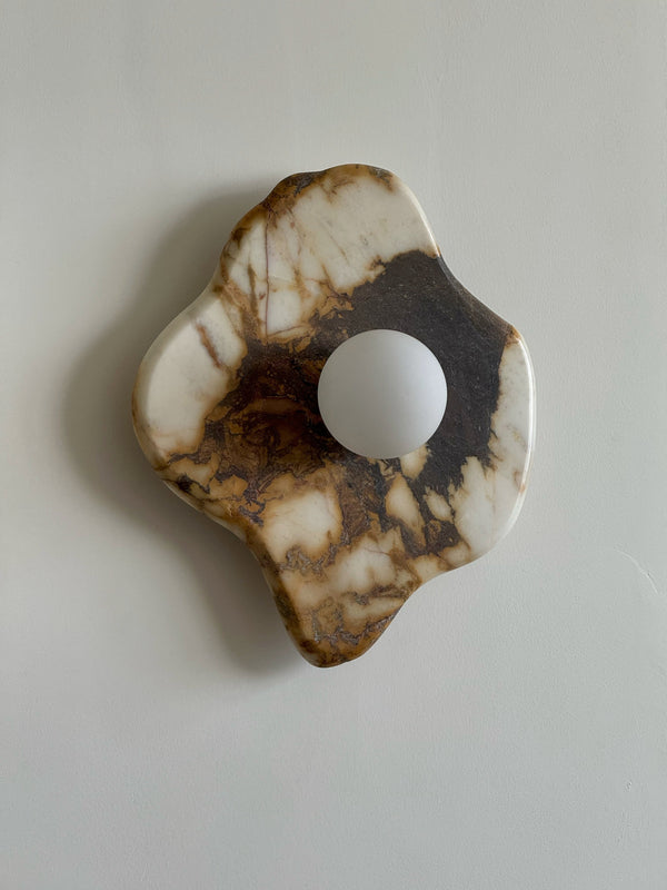 Abnormal Marble Glass Wall Lamp