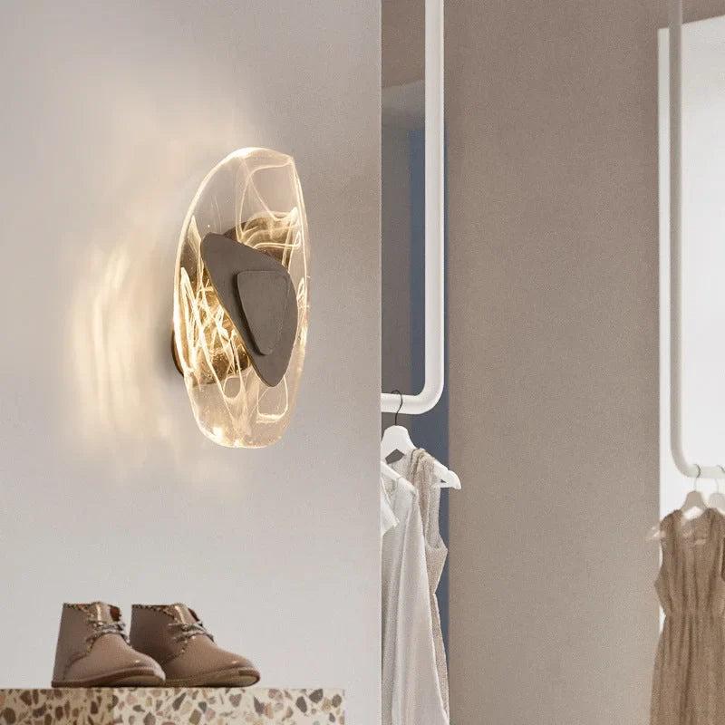 Crystal & Resin Wall Sconce | CLRC030