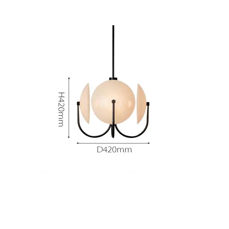 Opal Globe Orbit Semi Flush | CLDFTS27