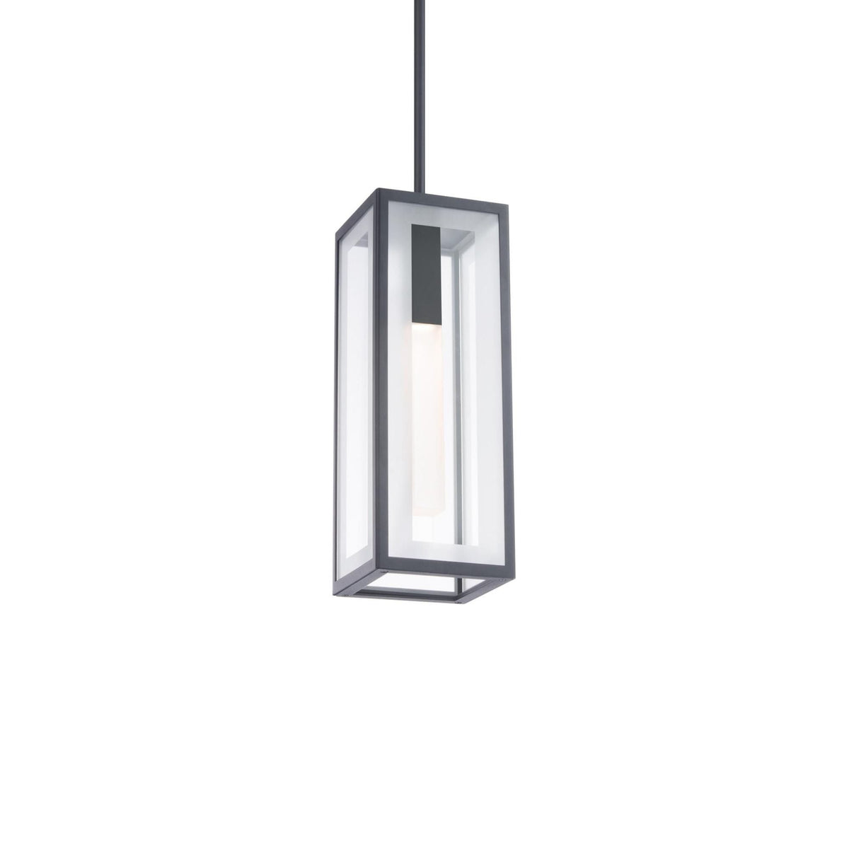 Ezra Travertine Cylindrical Pendant Light