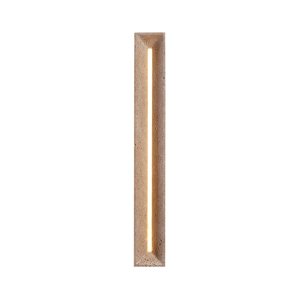 Rectangle Solace Travertine Beam Wall Light