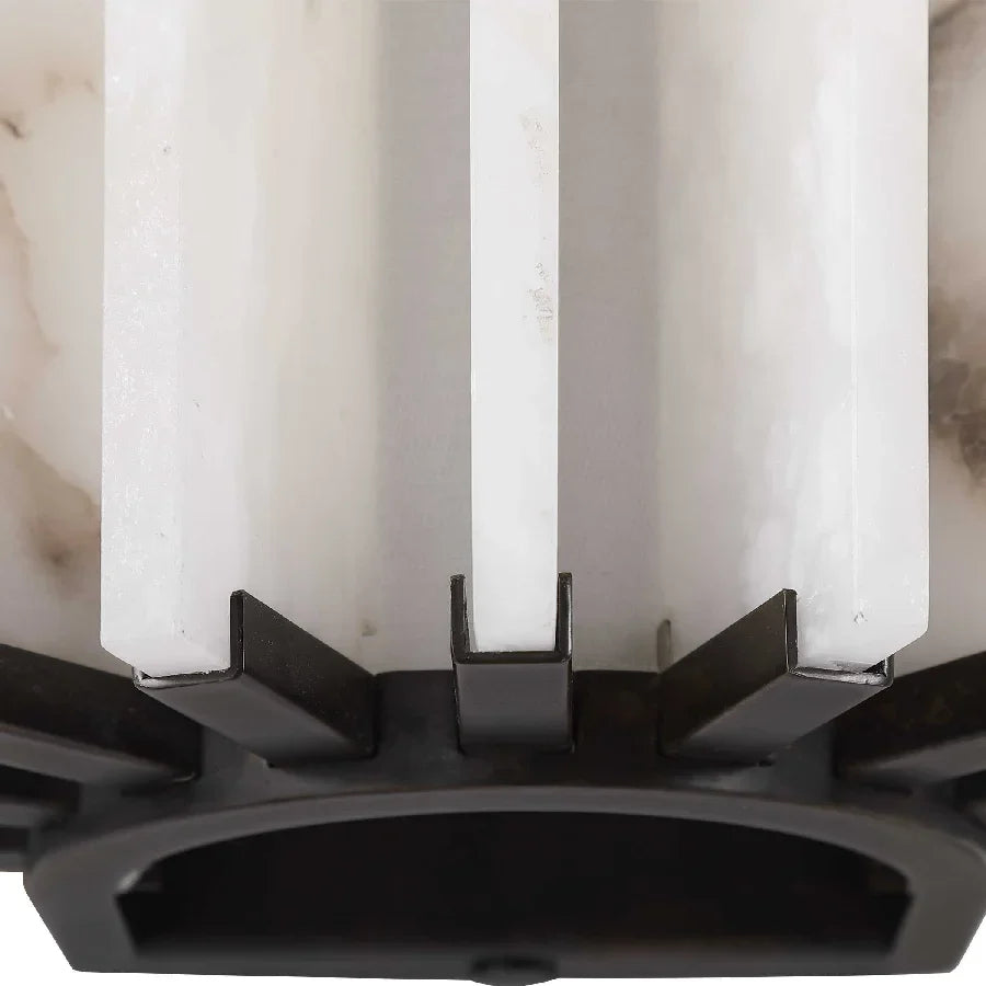 Ribbed Alabaster Panel Sconce | CLFAN831