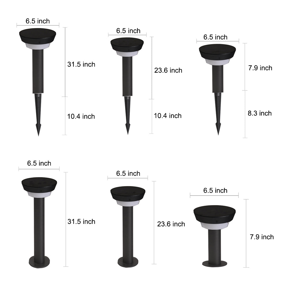 Theob Sleek Cylinder LED Outdoor Path Light