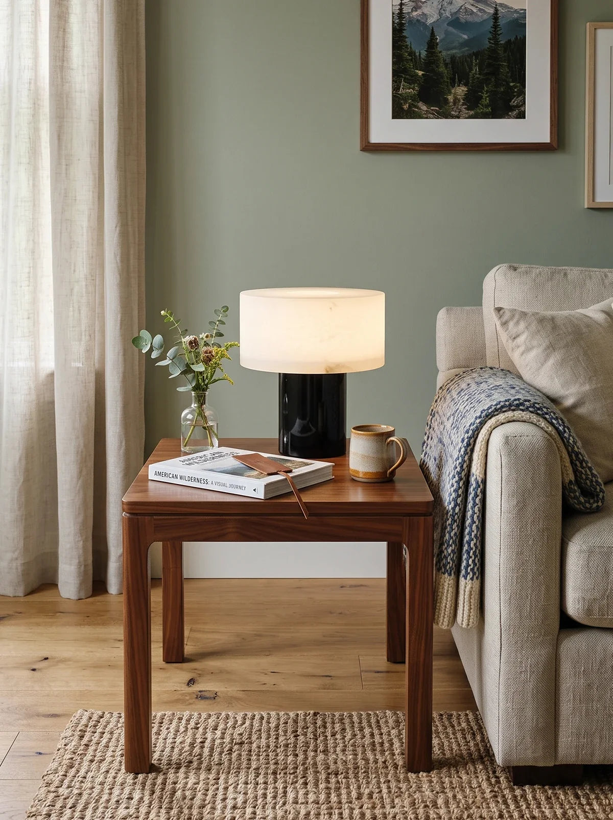 Small Solid Table Lamp