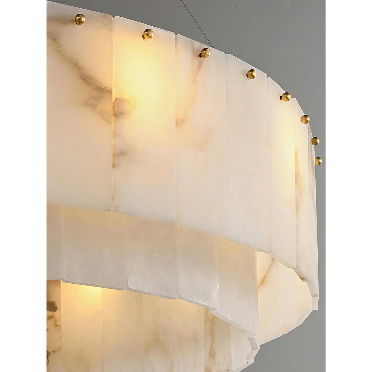Drum Alabaster Chandelier | CLNN025880