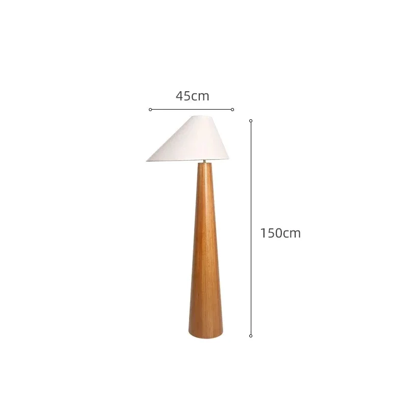 Turned Wood Floor Lamp
