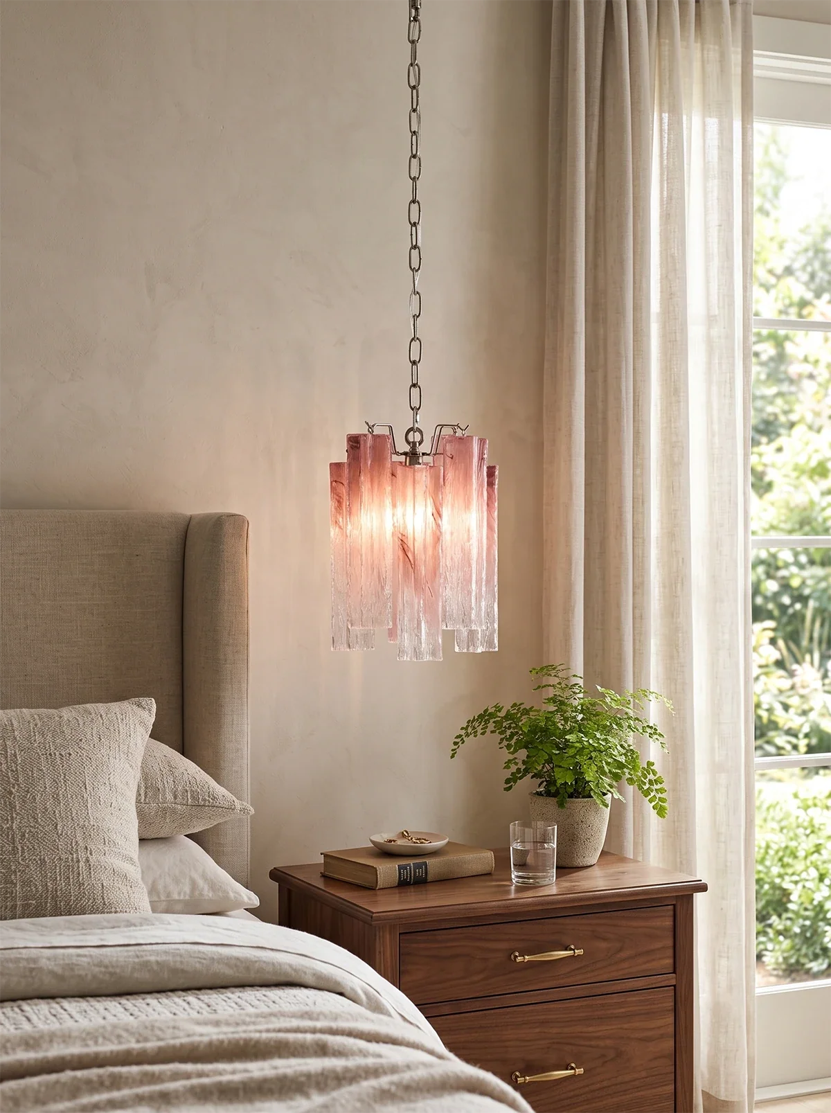 Vintage Gradient Red Chandelier