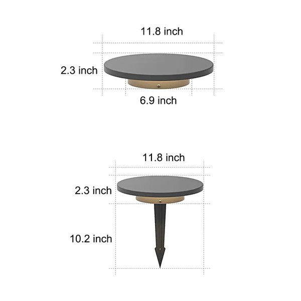 Famous Ground Solar Durable Elegant Outdoors Lights