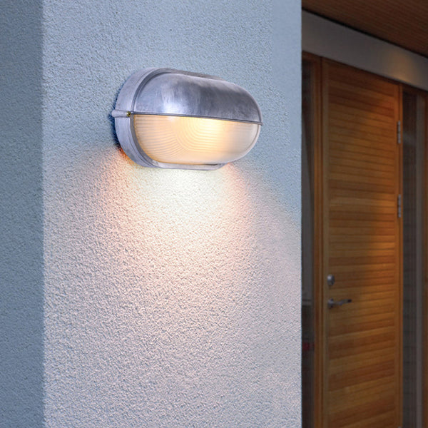 Vorn Modern Round/Ellipse Outdoor Waterproof Wall Lamp. 2 Colors