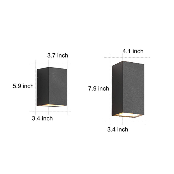 Riveline Effect Optional LED Outdoor Wall Light